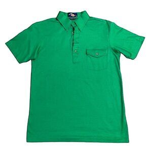 70s Vintage Puritan Casual Green Polo Shirt size small